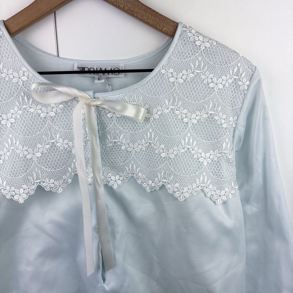 Vintage White Lace Trim Nightgown - Picture 2 of 7